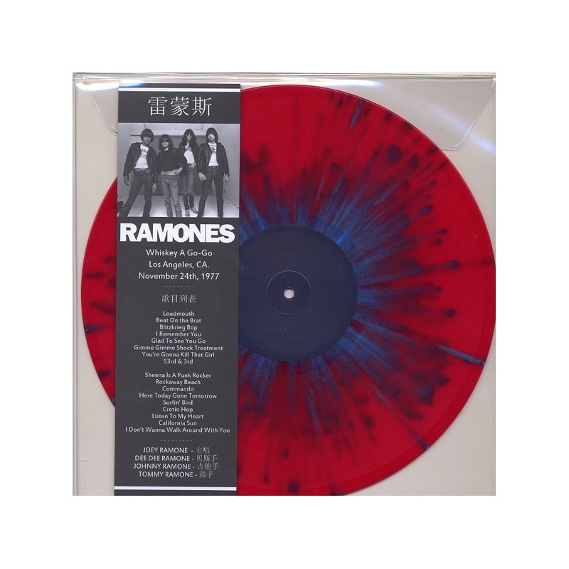 RAMONES – Whiskey A Go-Go, Los Angeles, Ca, November 24th, 1977 RAMONES – Whiskey A Go-Go, Los Angeles, Ca, November 24th, 1977