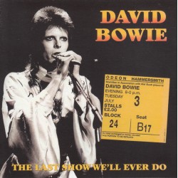 DAVID BOWIE - The Last Show...