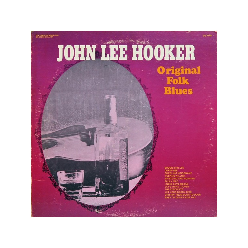 JOHN LEE HOOKER - Original Folk Blues LP JOHN LEE HOOKER - Original Folk Blues LP