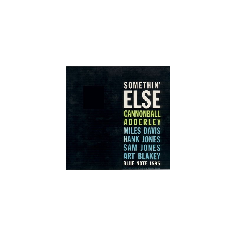 CANNONBALL ADDERLEY – Somethin' Else LP CANNONBALL ADDERLEY – Somethin' Else LP
