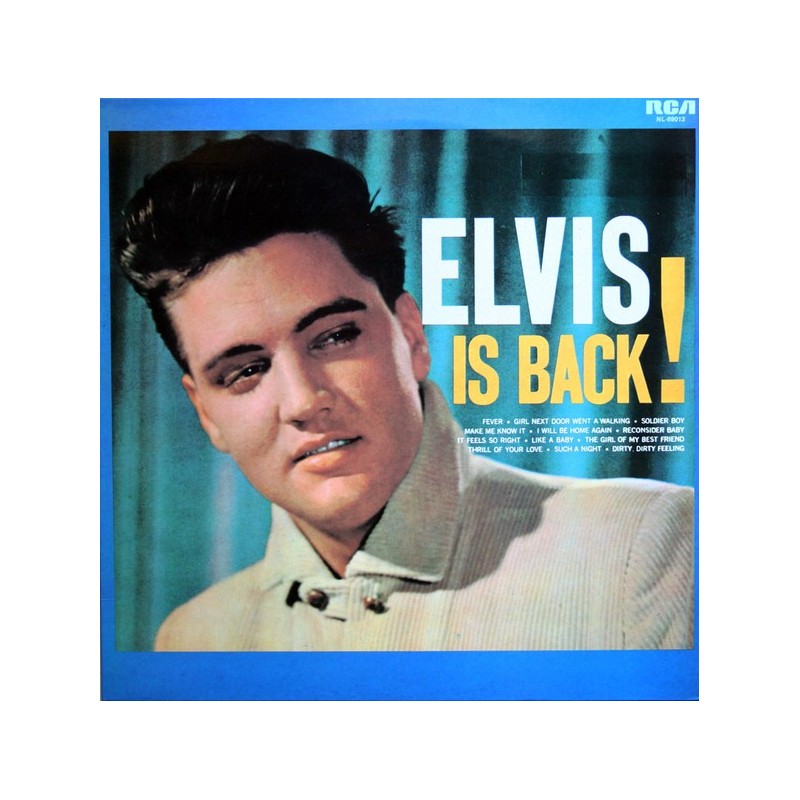 ELVIS PRESLEY - Elvis Is Back LP ELVIS PRESLEY - Elvis Is Back LP