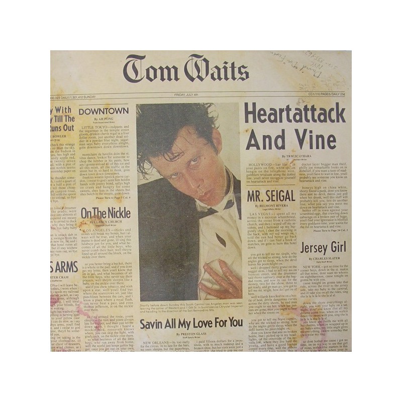 TOM WAITS - Heartattack And Vine LP TOM WAITS - Heartattack And Vine LP