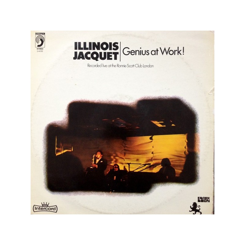 ILLINOIS JACQUET - Genius At Work LP
