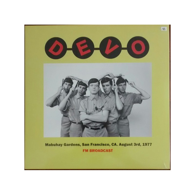 DEVO - Satisfaction - Live At Mabuhay Gardens, San Francisco 1977 LP DEVO - Satisfaction - Live At Mabuhay Gardens, San Francisco 1977 LP