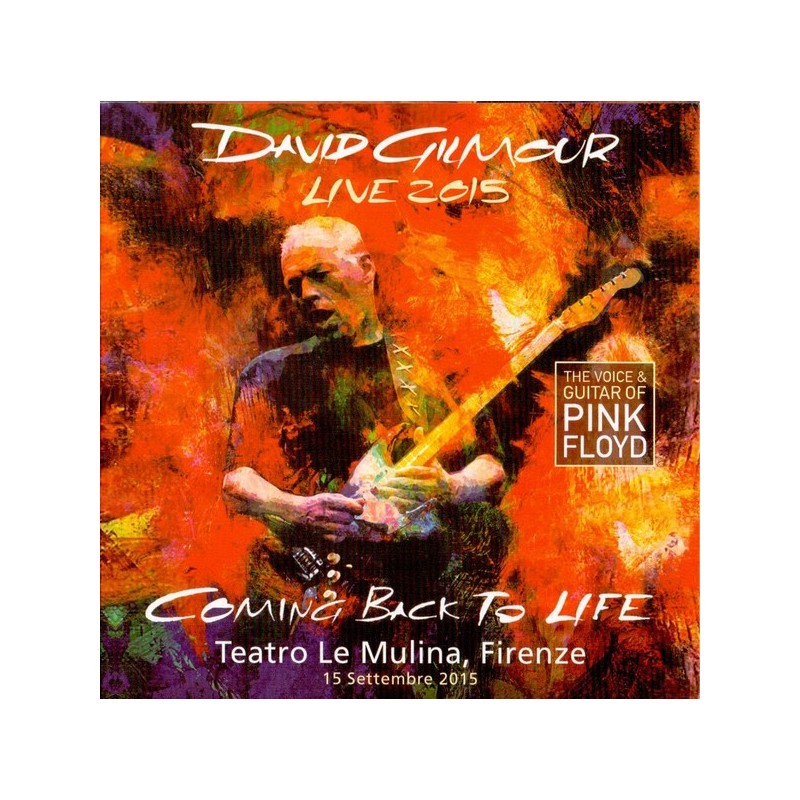 DAVID GILMOUR - Coming Back To Life, Live 2015 CD DAVID GILMOUR - Coming Back To Life, Live 2015 CD